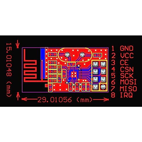 DiGiYes 5Pcs NRF24L01 2.4GHz RF Wireless Data
