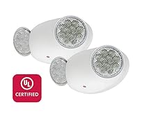 LFI Lights - 2 Pack - UL Certified - Hardwired LED Emergency Light - Compact - High Output - ELMW2x2
