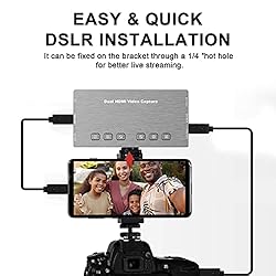 JOYUSING Dual HDMI Live Video Capture