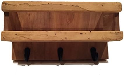 Mail Organizer, Mail command Center, Entry Organizer, Mail Storage, Mail and Key Holder, Farmhouse Mail Storage, with Hooks