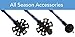 Trekology TREK-Z Collapsible Hiking & Trekking Poles - Balance Support for Seniors, Women, and Men, 2pc Per Set