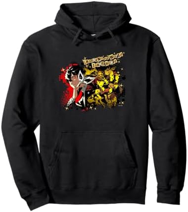 Amazon.com: Persona 5 Joker Take Your Heart ATLUS Pullover Hoodie