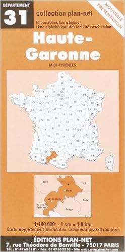 Amazon Fr Carte Routiere Haute Garonne Cartes Ponchet Livres