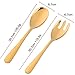 Gold-Plated Stainless Steel Salad Serving Set, 2-Piece Spoon Fork Flatware Set