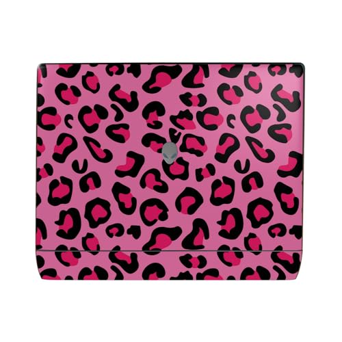 Laptop Skin Compatible with Alienware 16 Area-51 (2025) - Pink Leopard - Premiu…