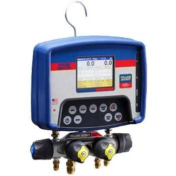 manifold ritchie digital jacket yellow p51 titan yellowjacket refrigeration analyzer valve system