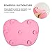 Uarter Makeup Brush Cleaner Fast Brush Cleaning Mat Apple Shape and Portable Silicone Washing Cup, 2 Pack