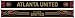 Ruffneck MLS Atlanta United Split Crest Scarf, One Size, Red