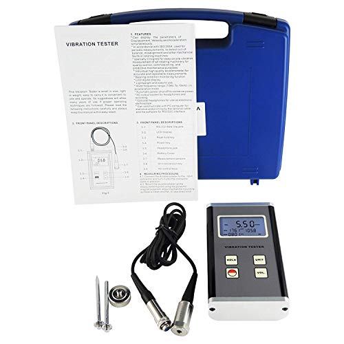 Landtek VM6370 High Vibration Meter Piezoelectric Displacement Velocity Acceleration 10Hz~10kHz