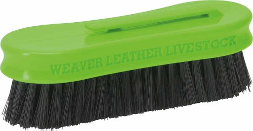 Weaver leather small pig face brush, lime