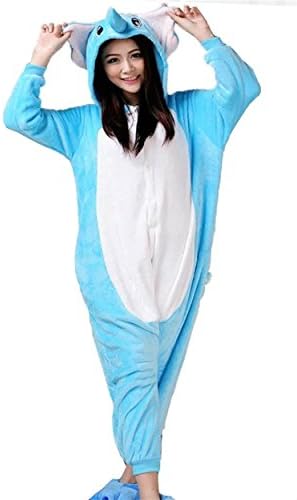 Betusline Cute Sleepsuit Costume Cosplay Homewear Onesie Pajamas Elephone