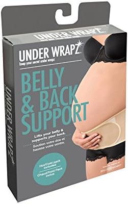 Under Wrapz - Belly & Back Support, Maternity Band with Gel Pack