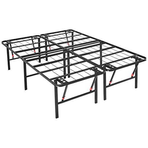 Amazon Basics Foldable Metal Platform Bed Frame with Tool Free Setup
