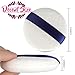 Teenitor 6 Pack Body Powder Puffs, Velour Soft Cushiony Loose Powder Puff With Ribbon Strap, 3.14'' Dia
