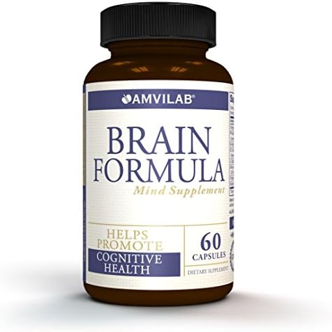 BRAIN FORMULA- Premium Mind Supplement-Brain Function booster With L-Carnitine, Ginko Biloba &amp; more. Nootropic - Supports Memory, Clarity and Focus, 60 day supply