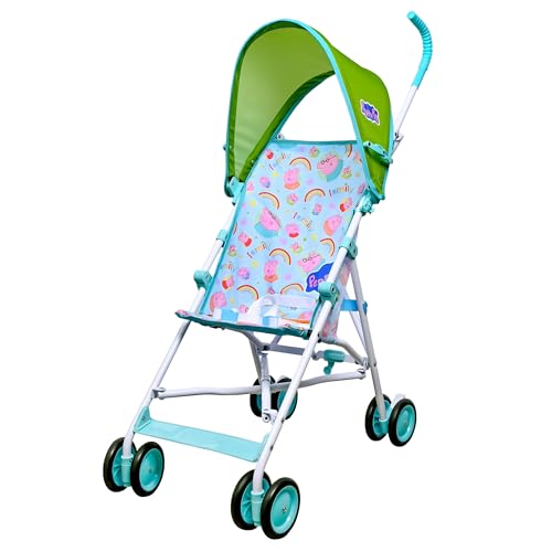 Peppa Pig Umbrella Stroller for Toddlers, Lightweight Foldable Travel Stroller…