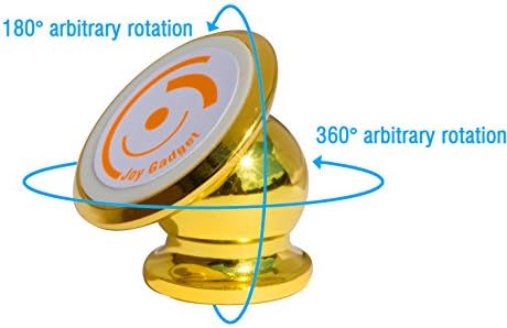 Magnetic cell phone holder Car mount Mobile phone holder Universal cell phone mount holder 360 degree rotatable For iPhone 7 plus 6 6s Galaxy S7 S6 ipad/tablet holder -Golden color