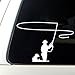 Fly Fishing Decal Car Truck Bumper Window Sticker | 5.5 In | KCD219