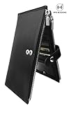 Women's RFID Blocking Zipper Wallet Card Case Purse