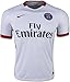 Nike Mens Paris Saint-Germain Away Stadium Jersey (White, Red, Blue)