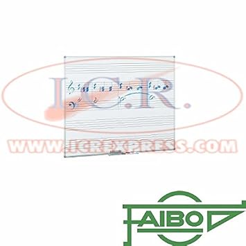 Faibo Whiteboard Tafel Mit Notenlinien 122 X 244 Cm