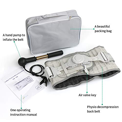 Back Brace Lumbar Support Belt Adjustable Compression & Breathable Back Massage for Driving, Posture and Work, one Size for 29 inches to 49 inches Waists