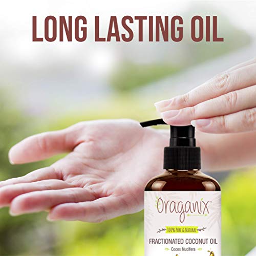 Oraganix Fractionated Coconut Oil - 100% Pure & Natural (16oz Bottle) - Carrier Oil for Essential Oils, Aromatherapy, Massage Oil or Skin Care - Thumbnail 3