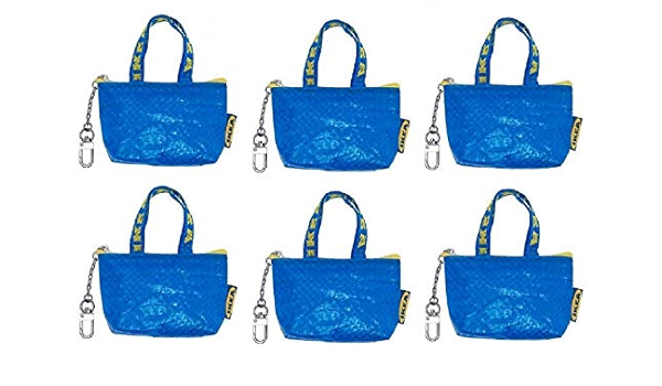 Ryulife IKEA Mini Monedero Azul Knolig Llavero pequeño con ...