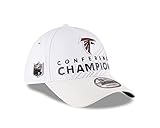 New Era NFL Atlanta Falcons 2016 Conference Champions Trophy Collection Locker Room 9FORTY Hat White Adjustable