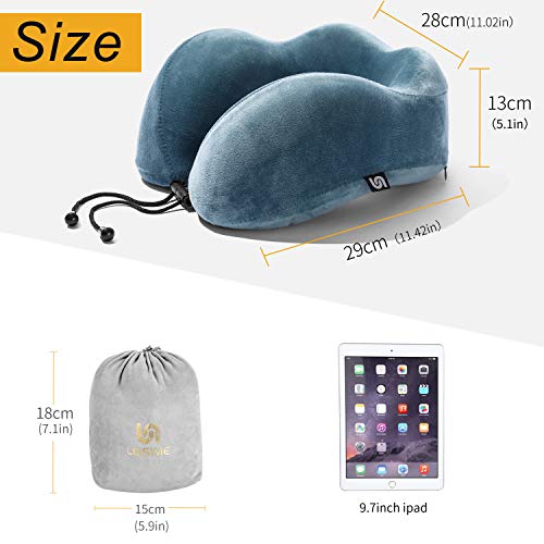 3 LEISIME+Travel+Pillow+Memory+Support