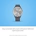 Garmin Vivomove 3S Hybrid Smartwatch and Wearable4U Power Pack Bundle (Granite Blue/Silver)