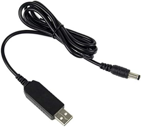 USDREAM USB Charging Power Supply Cable Battery Charger Cord for BAOFENG Two Way Radio BF-UV5R, UV5RA, UV5RB, UV5RE, TYT TH-F8, Retevis RT-5R