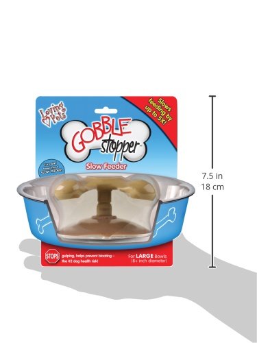 Loving Pets Gobble Stopper Slow Pet Feeding Supplies for Dogs, Large