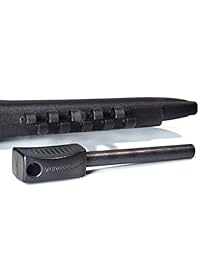 Cuchillo Bushcraft de supervivencia de acero al carbono con pedernal iniciador de fuego y funda de la marca Morakniv