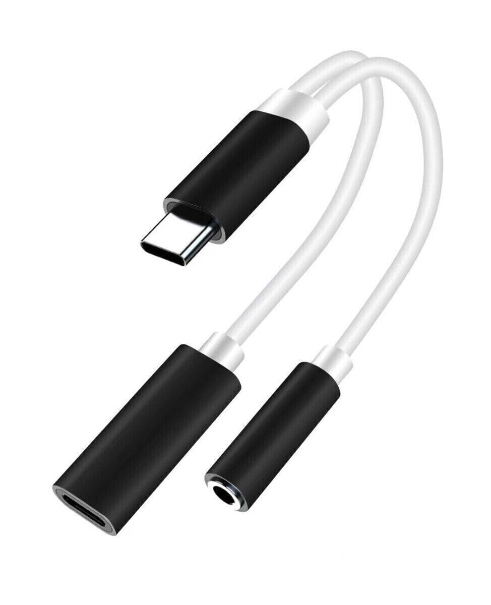 iSeventy9 2 in 1 USB Type-C to 3.5mm Female AUX Audio Headphone Jack Adapter Charger Cable