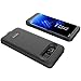 Galaxy S8 Plus Battery Case Compatible with Qi Wireless Charging, Alpatronix BX430plus 6.2-inch 5000mAh Slim Rechargeable Protective Portable Charger Cover for Samsung Galaxy S8+ [Android 8.0] - Black