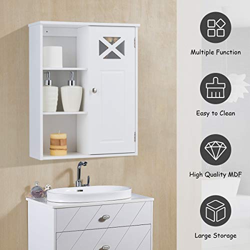 4 Tangkula+Bathroom+Wall+Mounted+Multipurpose+Organizer