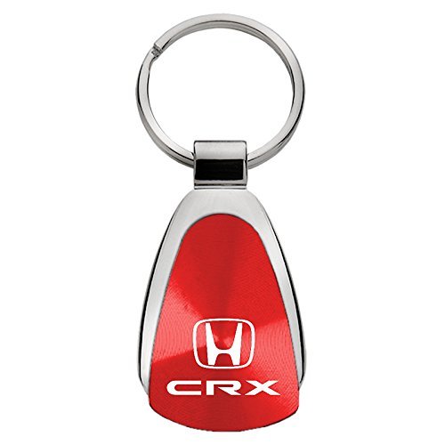 Honda CRX Red Teardrop Keychain