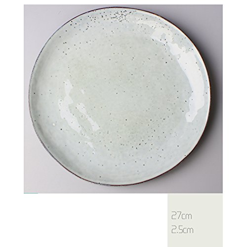 Porcelain Dinnerware Plate for Appetizer Dessert Salad, Snack Sushi Fruit