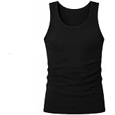 Fruit of the Loom Men Tank Top - BlK/Gry M