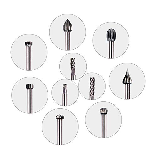 GOXAWEE-20-Piezas-Fresas-HSS-Encaminamiento-Router-Bits-Madera-Fresado-Fresas-3-mm-Broca-para-DremelAccesorios-para-Herramientas-RotatoriasBricolaje-Carpintera-Herramientas-de-Grabado