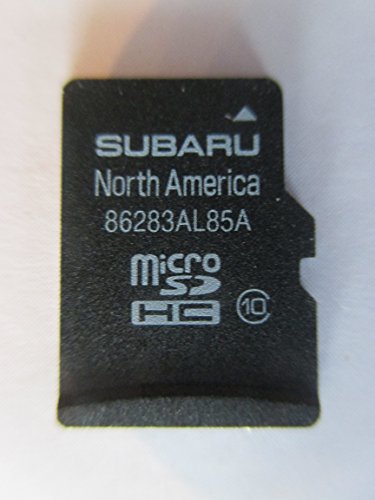 AL85A 2016 SUBARU OUTBACK AND LEGACY MICRO SD NAVIGATION CARD, MAP FOR NORTH AMERICA, USA / CANADA PART NUMBER 86283AL85A