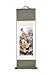 Abacus Chinese Silk Scroll / Picture Scroll / Wall Scroll - Golden Dragon Traverses the Waters 30X100cm (S015 US)