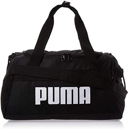 puma unisex black duffle bag