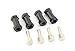JKshop 4X Upgrade Length 20mm Alloy Hub Hex 12mm for Rc Crawler Scx10 Rc4wd D90