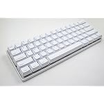 Mechanical Keyboard - KBC Poker 3 (Pok3r) - White Case - PBT Keycaps - Cherry Mx-Clear [Metal Casing]