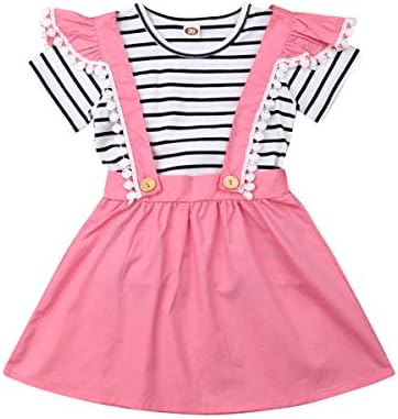 overall skirt pink
