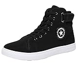 King Ma Men's Canvas Fashion High-top Sneakers Shoes
