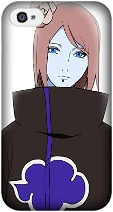 Iphone 4/4S Protective Case -Full Protective unique Stylish Case slim flexible durable Anime Naruto Konan Soft TPU Cases Cover for Iphone 4/4S