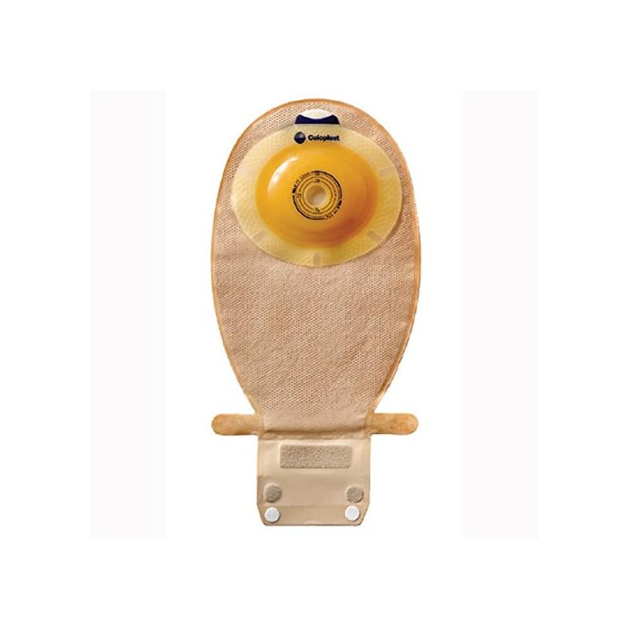 6215623 - COLOPLAST Corporation Sensura 1Piece Wide Outlet Drainable Pouch Precut Convex 1, Transparent